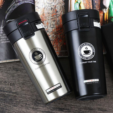 Thermos Coffee Mug Double Wall Stainless Steel