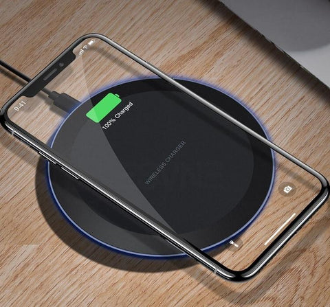 Wireless Charger Qi-Certified 10W Max Fast Wireless Charging Pad Compatible with iPhone 11/11 Pro/11 Pro Max/XS MAX/XR/XS/X/8, Samsung Galaxy Note 10/S10/S9/S8